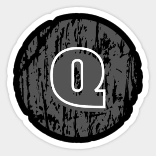 Letter Q Sticker